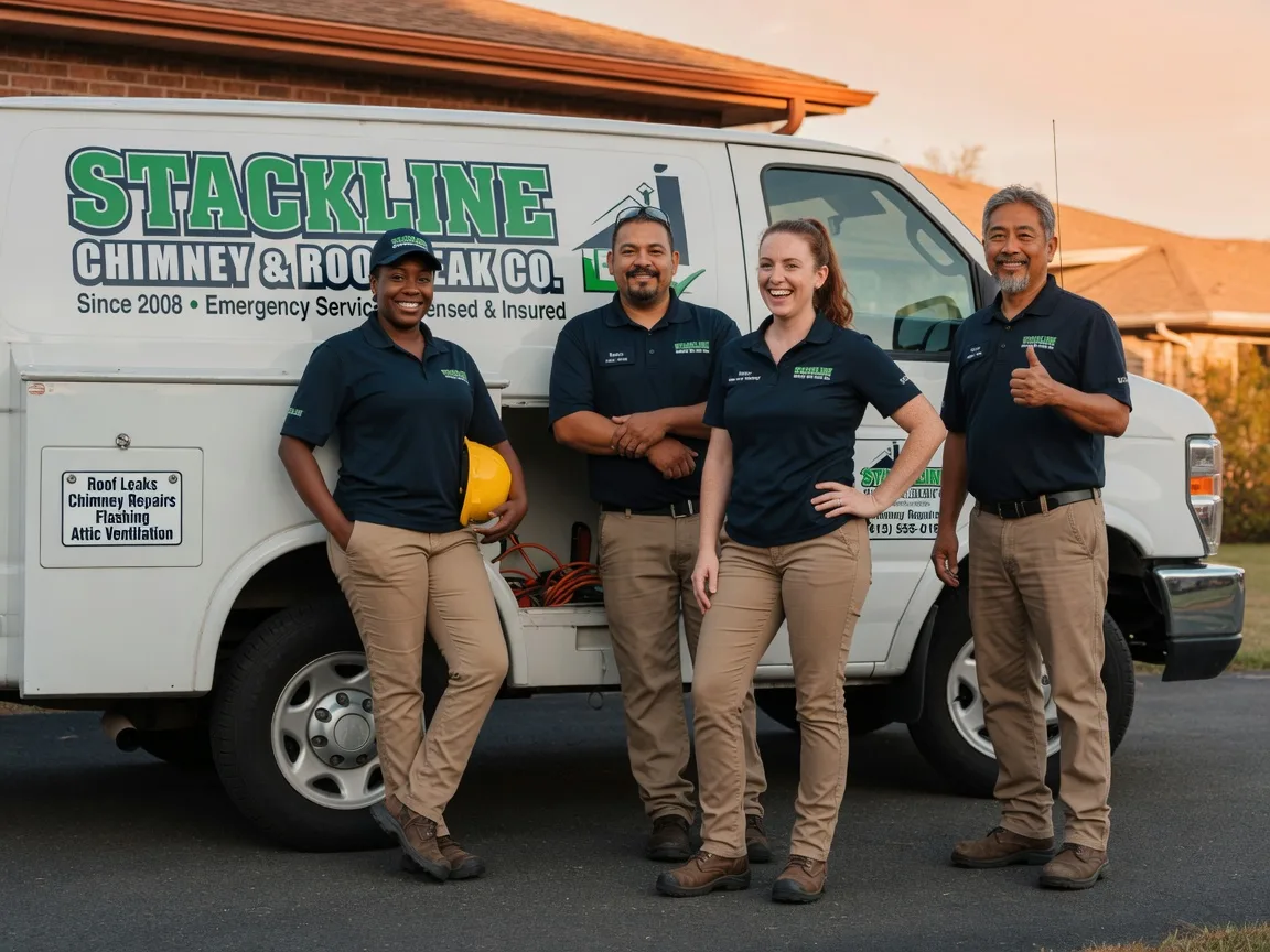 Chimney flashing repair company in Essig, MN